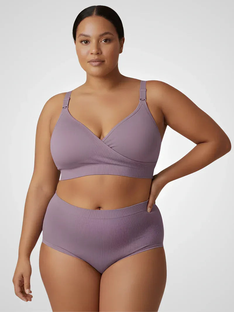 Anteross | Wrap Seamless Nursing Bra – Soft Support & Easy Feeding