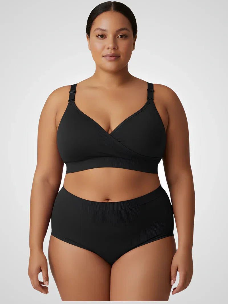 Anteross | Wrap Seamless Nursing Bra – Soft Support & Easy Feeding
