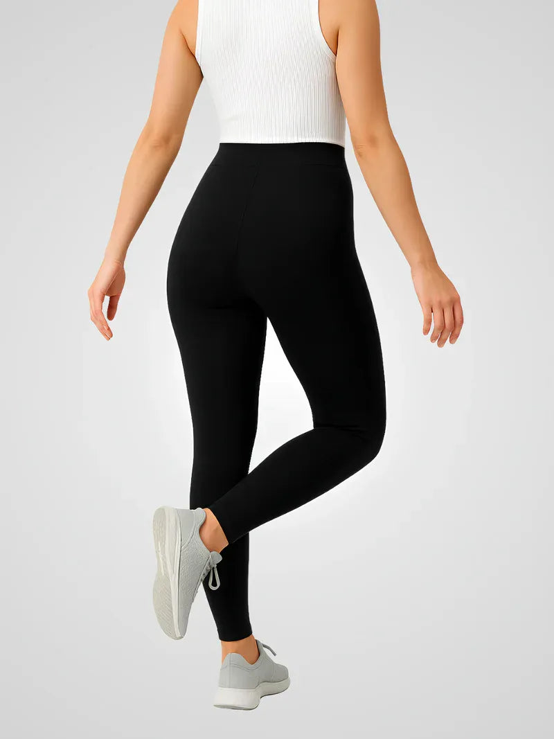 Maternity Yoga Leggings – High Waisted Stretch Pregnancy Ankle Length Pants