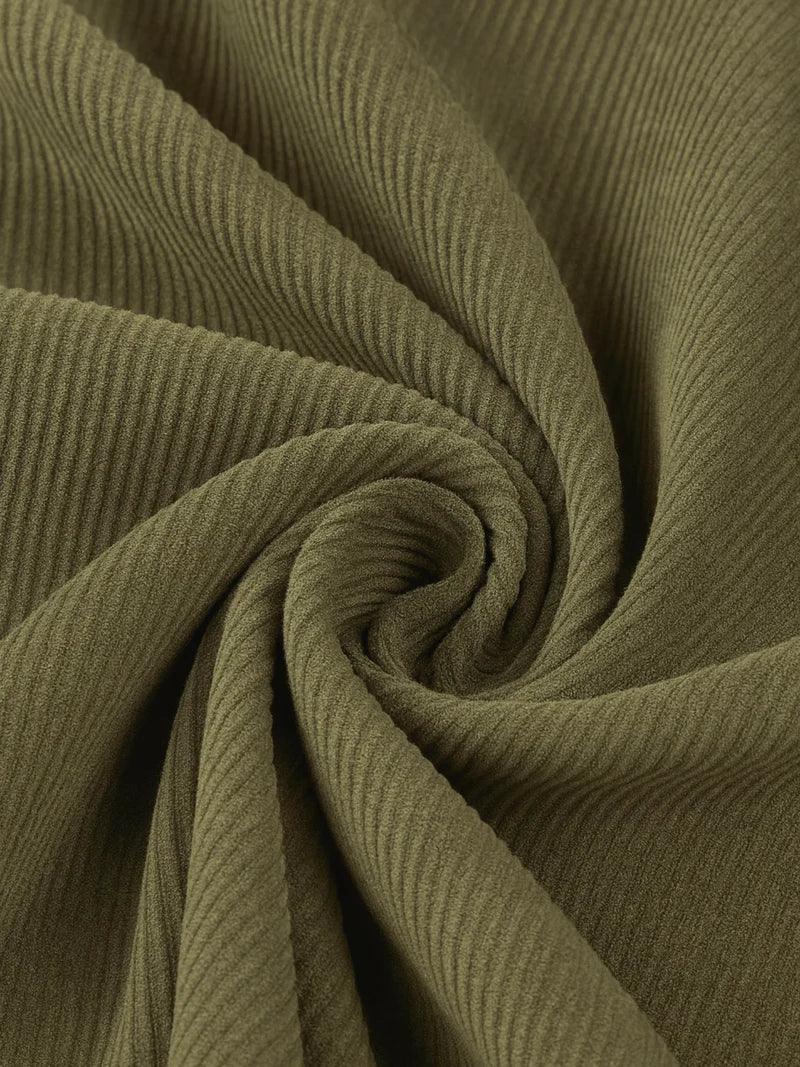 Anteross | Corduroy Maternity Vest – Button Front Everyday Layer