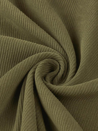 Anteross | Corduroy Maternity Vest – Button Front Everyday Layer