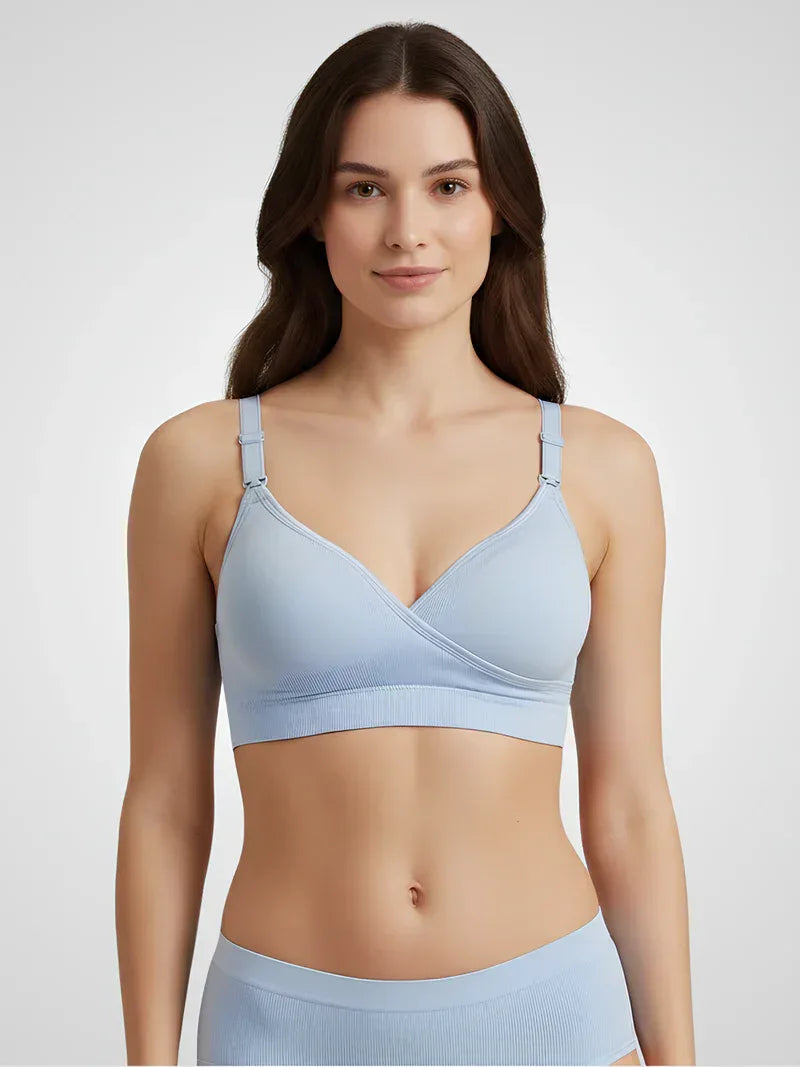 Anteross | Wrap Seamless Nursing Bra – Soft Support & Easy Feeding