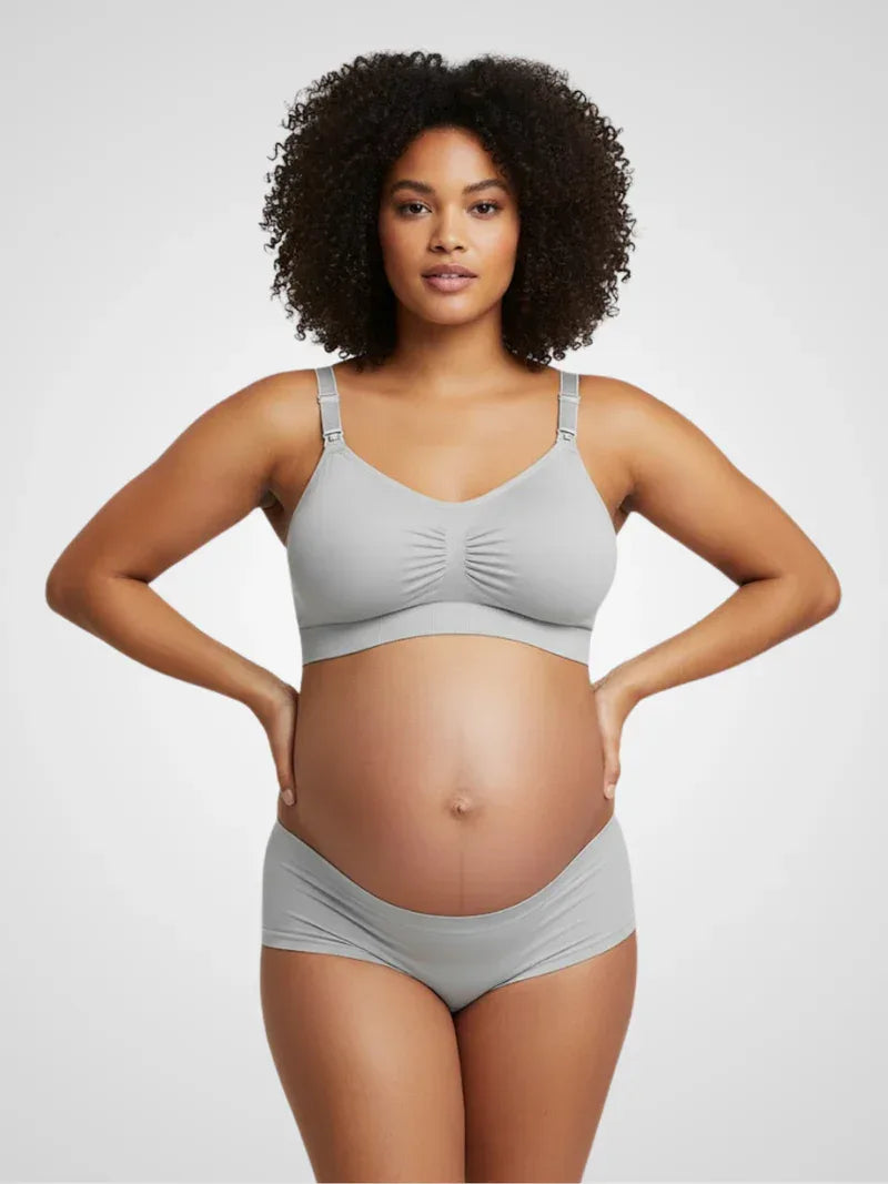 Anteross | Seamless Nursing Bra – Wireless Maternity Bra with Easy Clip Access