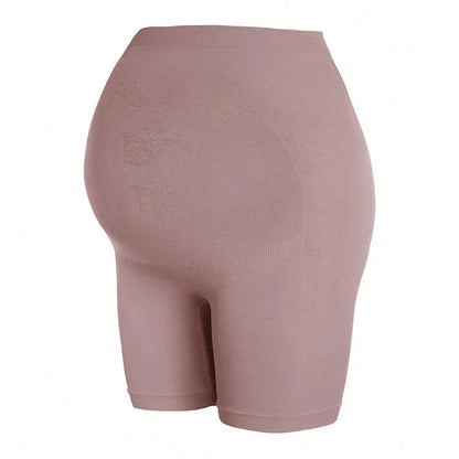 Maternity Support Shorts – High Waisted Over the Bump Soft Stretch Pregnancy Shorts
