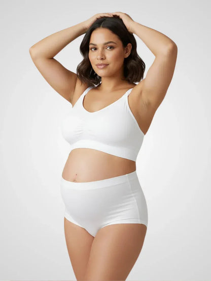 Anteross | Seamless Nursing Bra – Wireless Maternity Bra with Easy Clip Access
