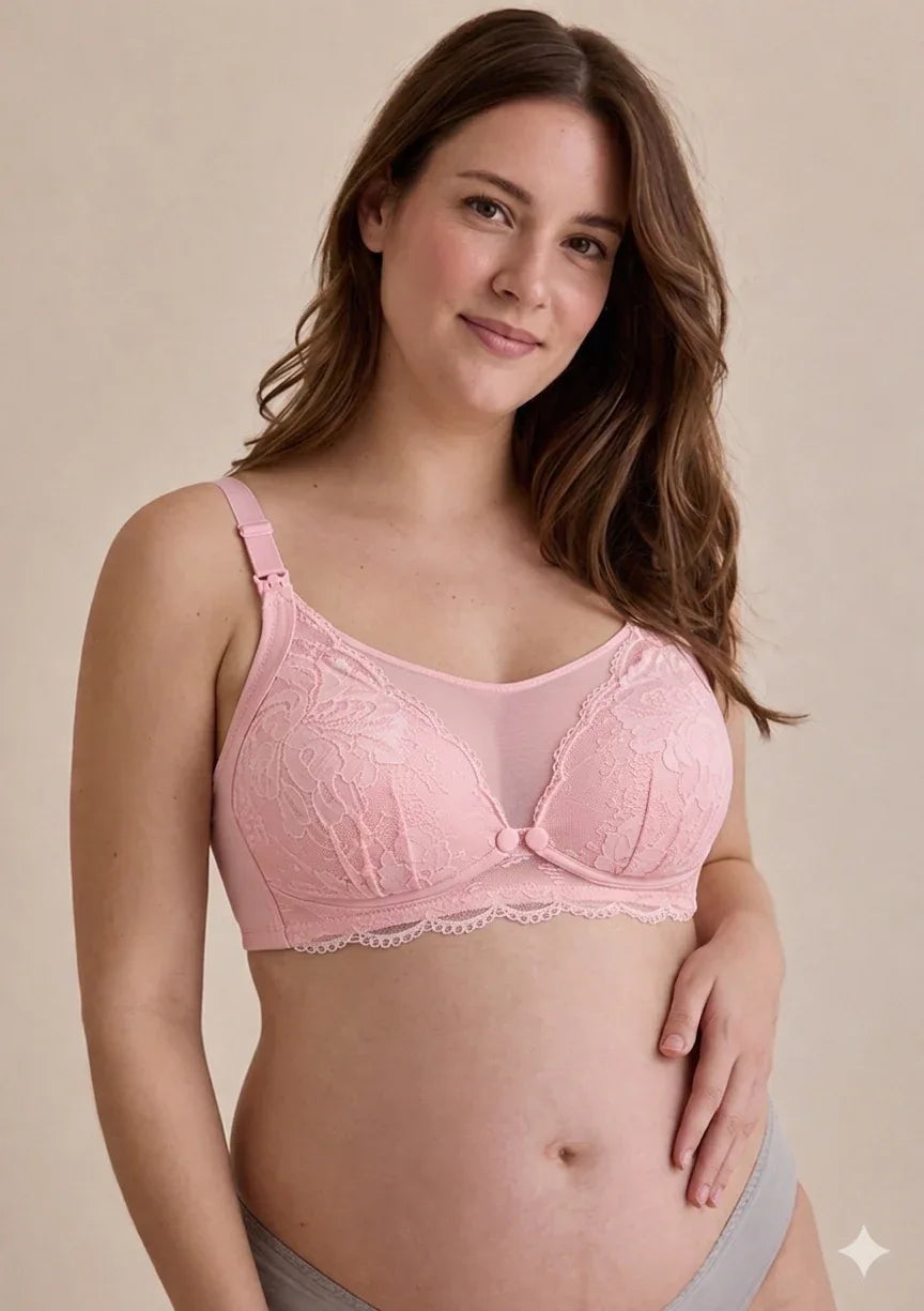 Anteross | Lace Nursing Bra – Wireless Maternity Bra for Everyday Comfort