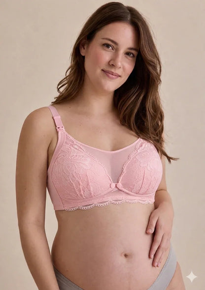 Anteross | Lace Nursing Bra – Wireless Maternity Bra for Everyday Comfort