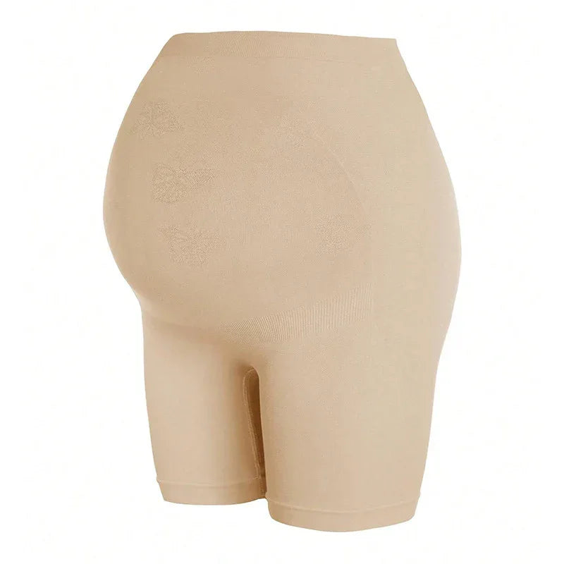 Maternity Support Shorts – High Waisted Over the Bump Soft Stretch Pregnancy Shorts