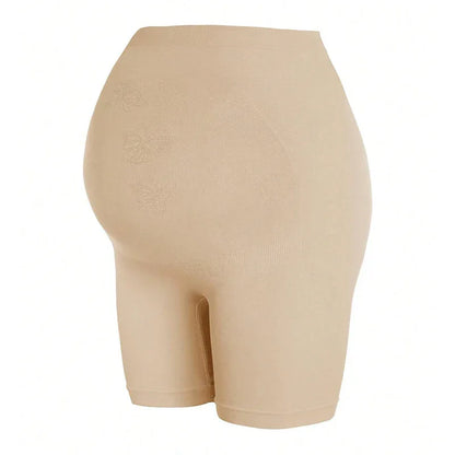 Maternity Support Shorts – High Waisted Over the Bump Soft Stretch Pregnancy Shorts