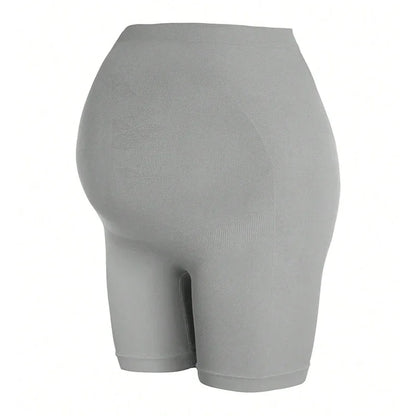 Maternity Support Shorts – High Waisted Over the Bump Soft Stretch Pregnancy Shorts
