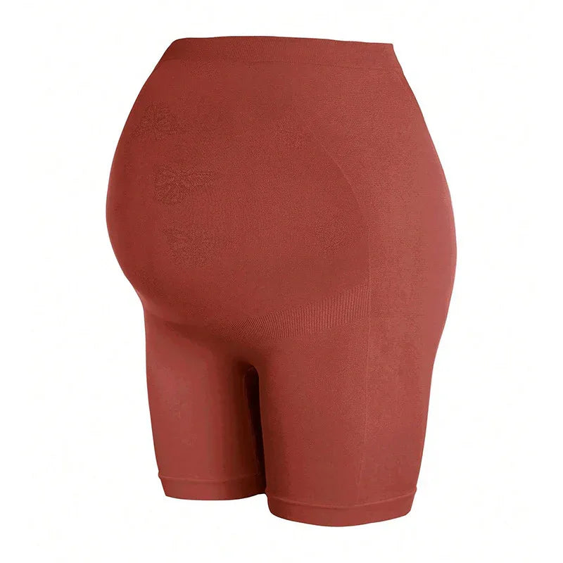 Maternity Support Shorts – High Waisted Over the Bump Soft Stretch Pregnancy Shorts