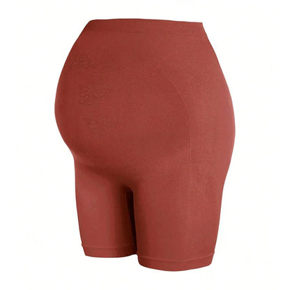 Maternity Support Shorts – High Waisted Over the Bump Soft Stretch Pregnancy Shorts
